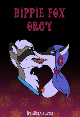 Hippie Fox Orgy by Metalslayer for Rave Raccoon (Лисья Хиппи Оргия)