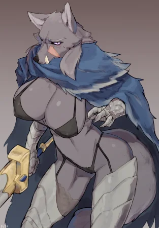 Blaidd the half wolf girl (Блайд, девушка-полуволк)